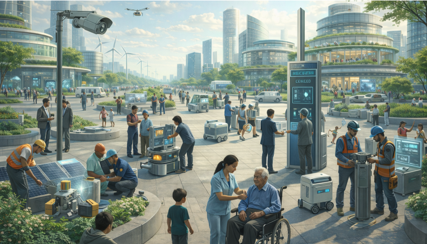 Portada de la estación Nosotros y el Futuro del Trabajo